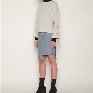 Oak + Fort denim skirt